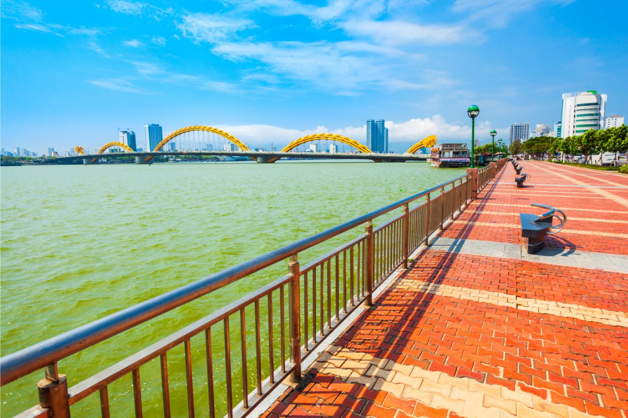 Dragon Bridge in Da Nang City Vietnam