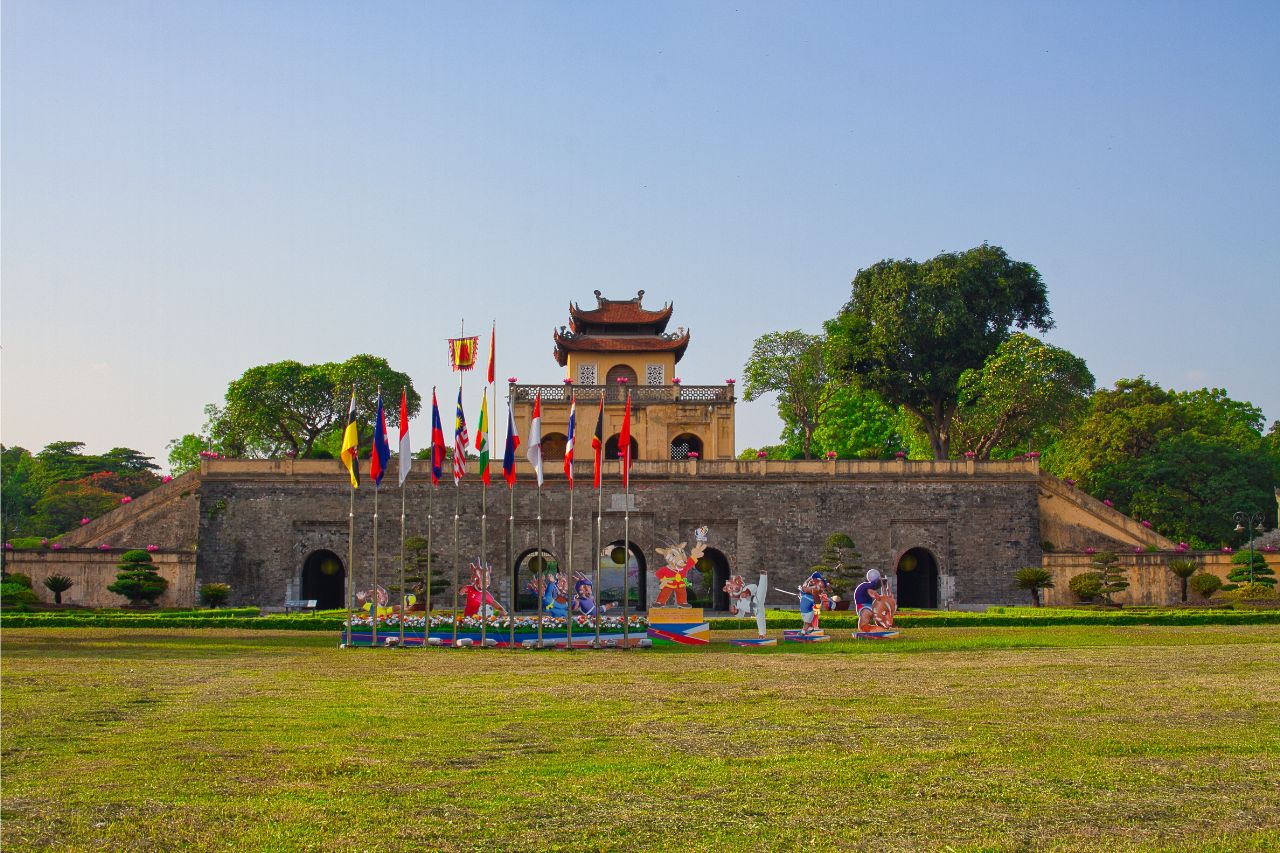 Imperial Citadel of Thang Long Hanoi Vietnam