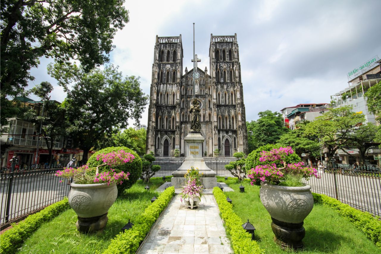 St. Joseph’s Cathedral in Hanoi Vietnam