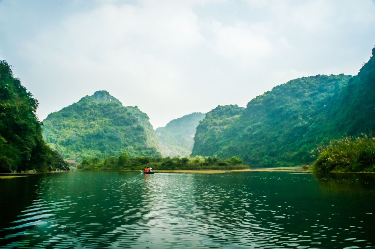 Trang An in Ninh Binh Vietnam