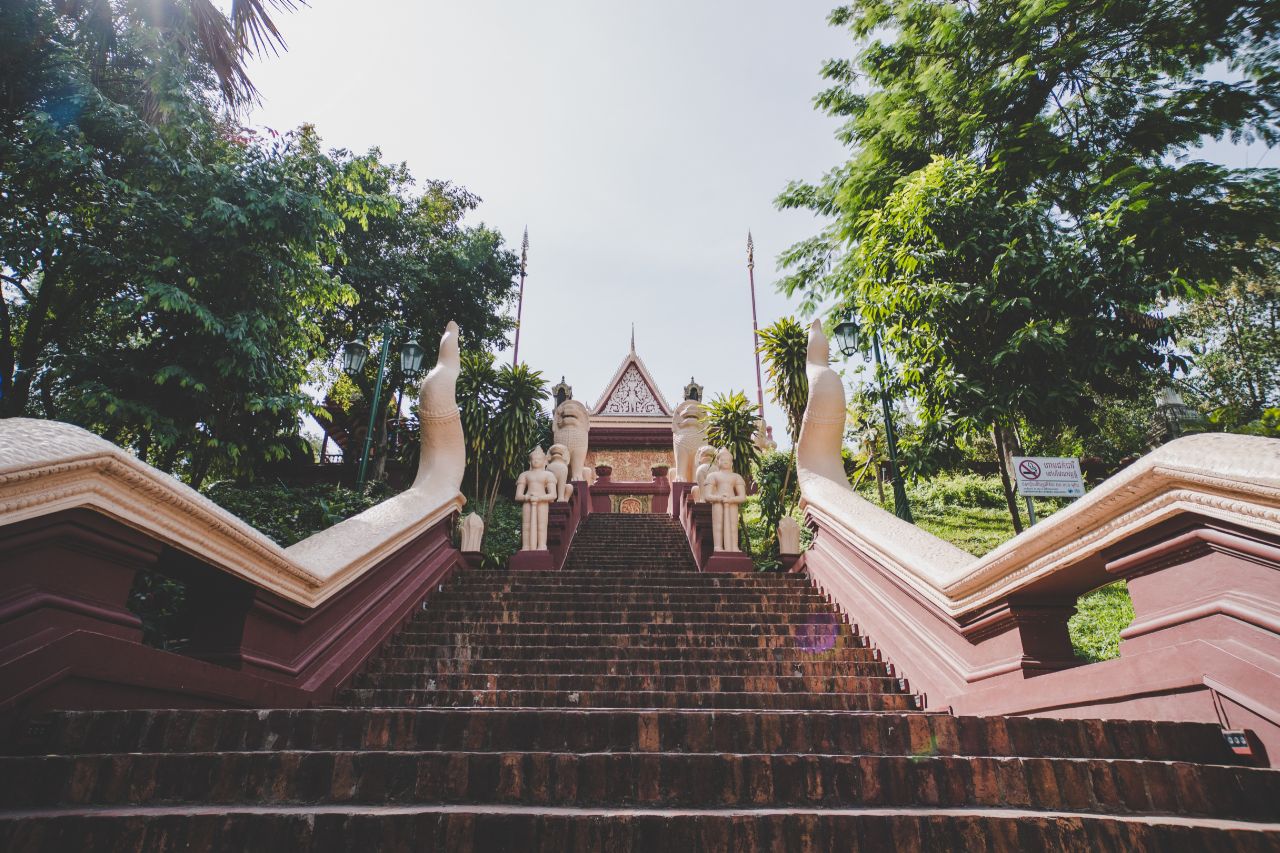 Wat Phnom Hill Phnom Penh Cambodia