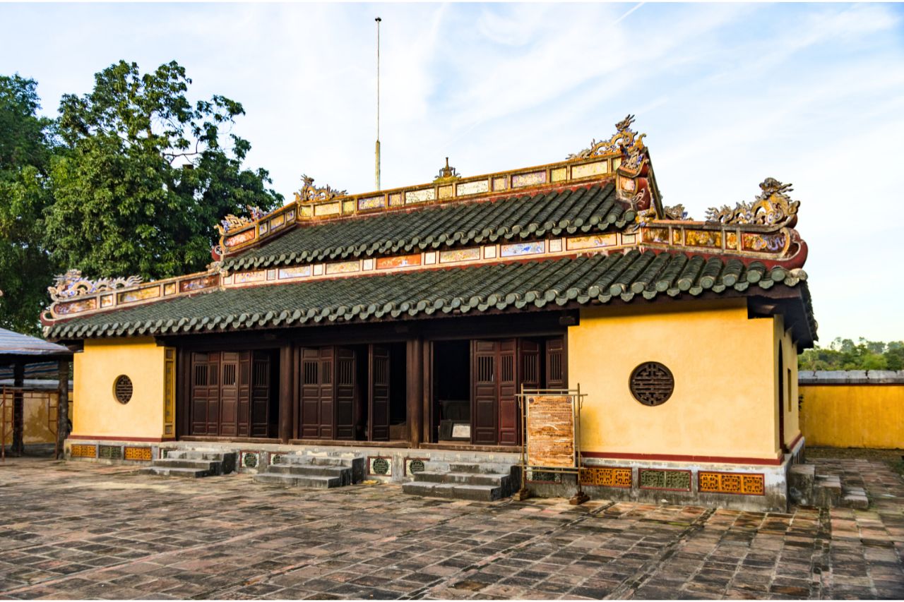 Dong Khanh Royal Tomb in Hue City Vietnam