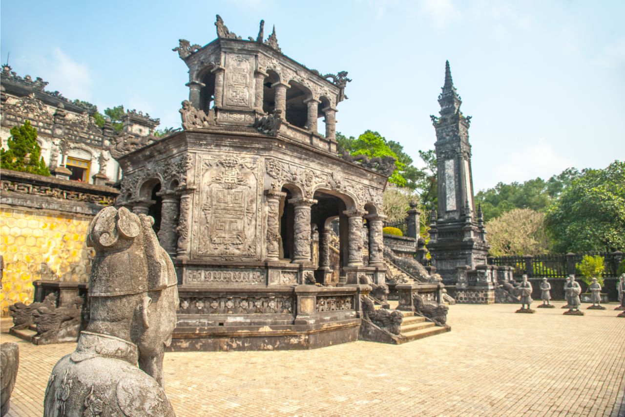 Khai Dinh Royal Tomb in Hue City Vietnam