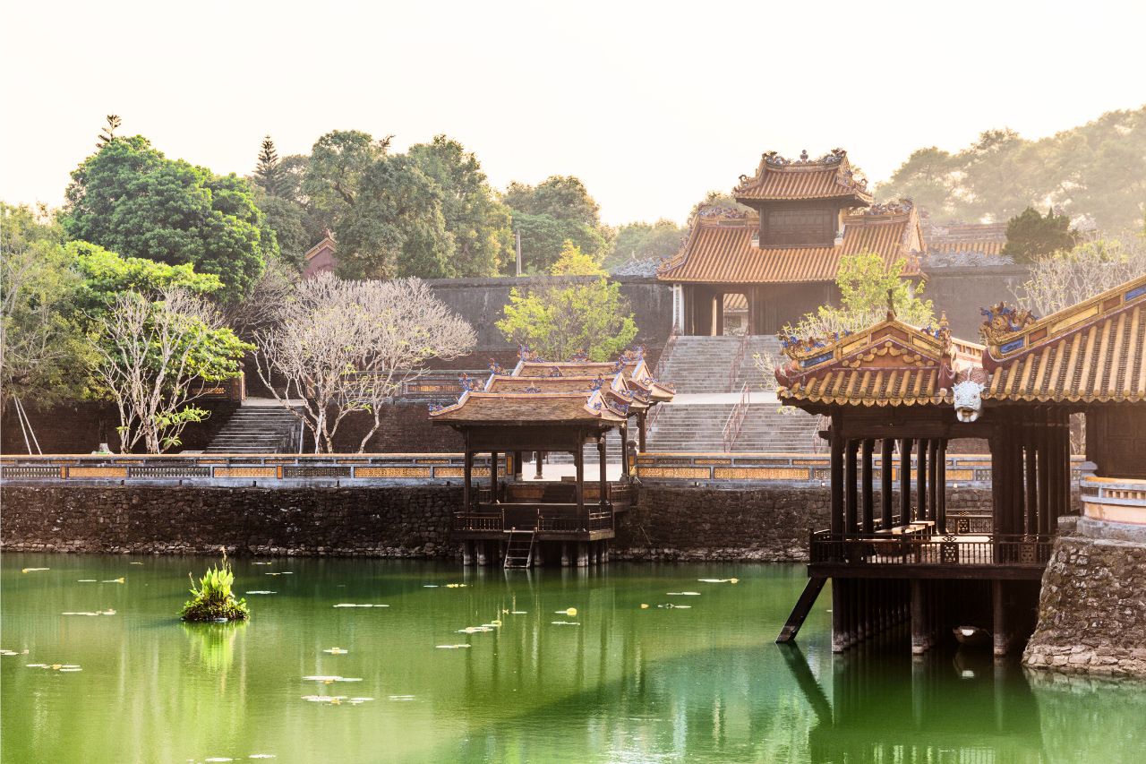 Tu Duc Royal Tomb in Hue City Vietnam