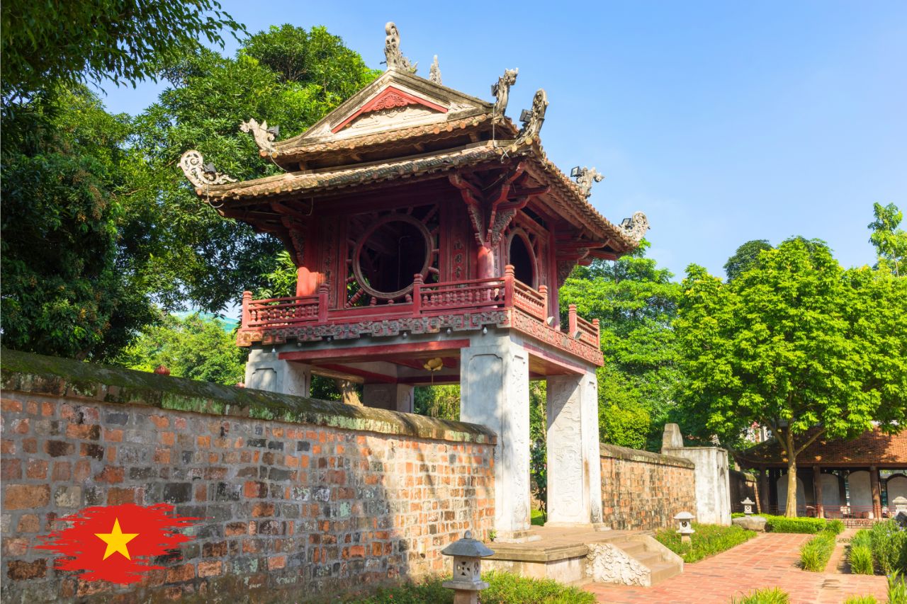 Temple of Literature in Hanoi Vietnam (1)