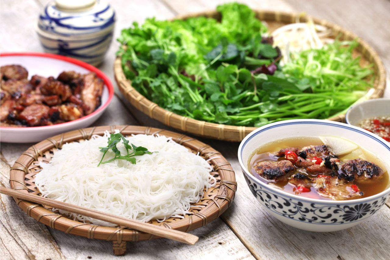 Bun Cha Hanoi Food Vietnam