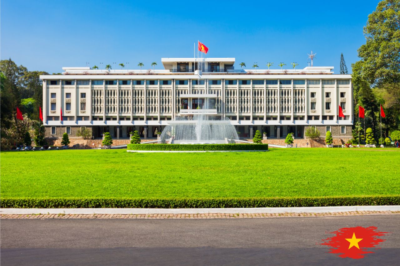 Independence Palace in Ho Chi Minh City Vietnam