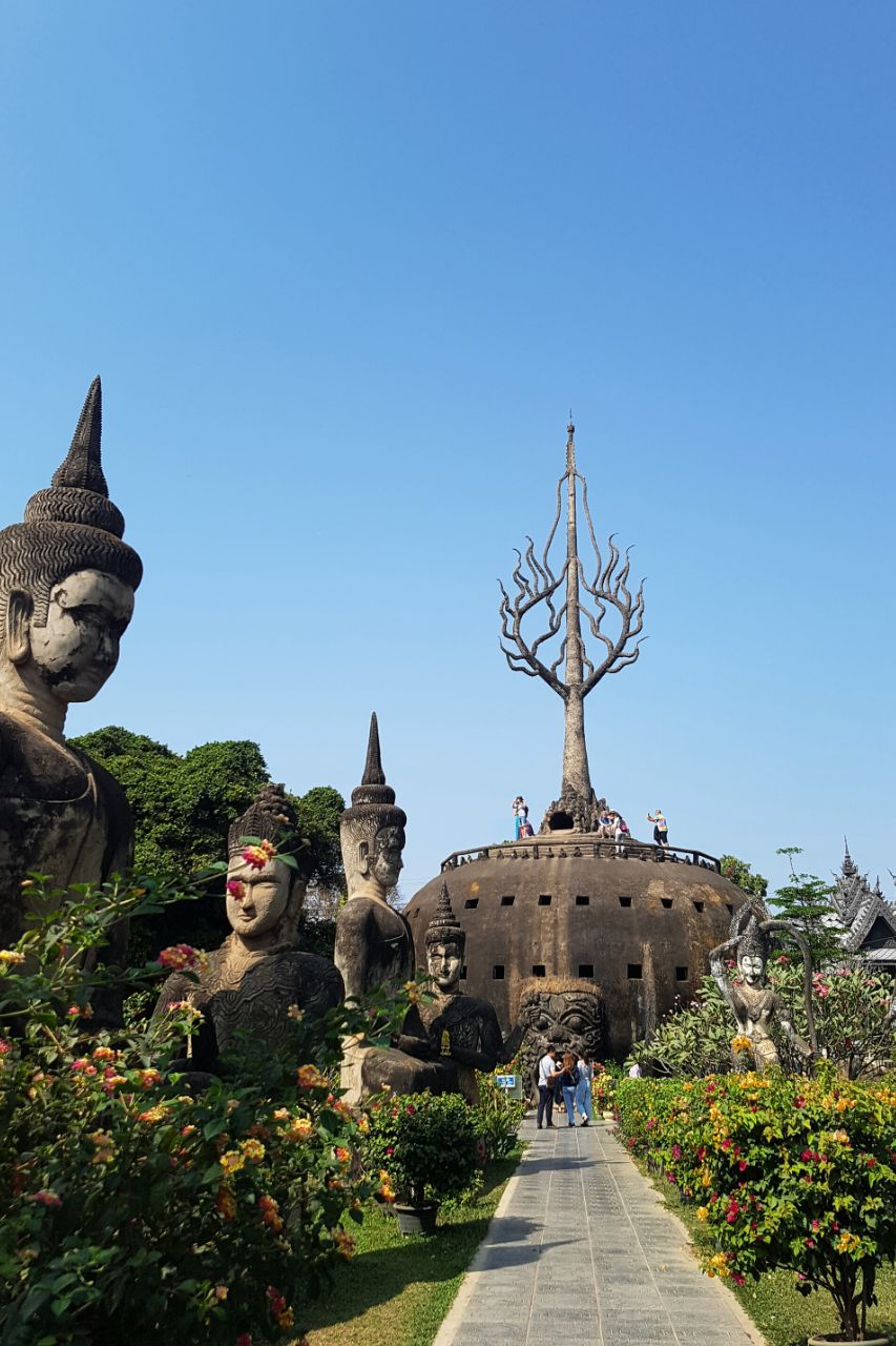 Buddha Park in Vientiane Laos