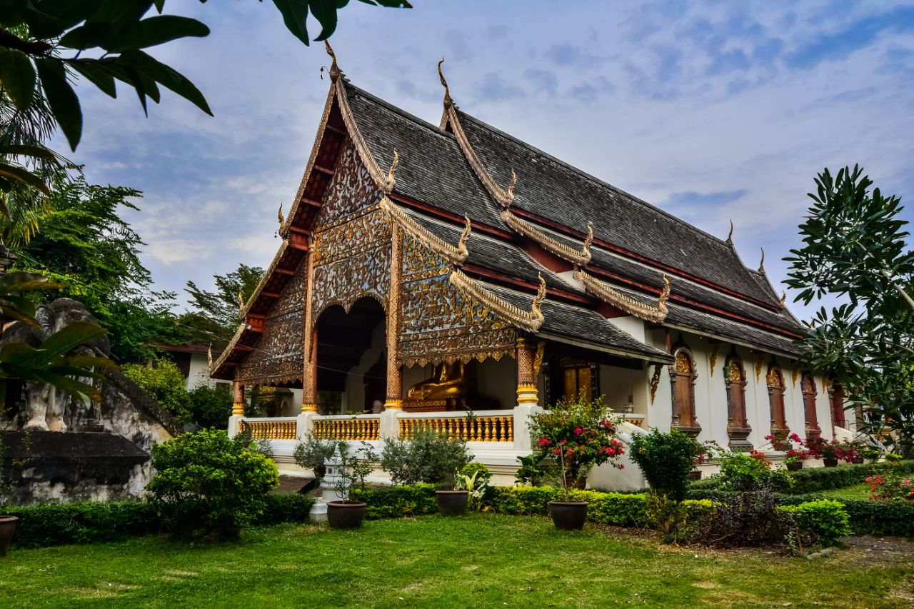 Chiang Mai Wat Chiang Man Thailand