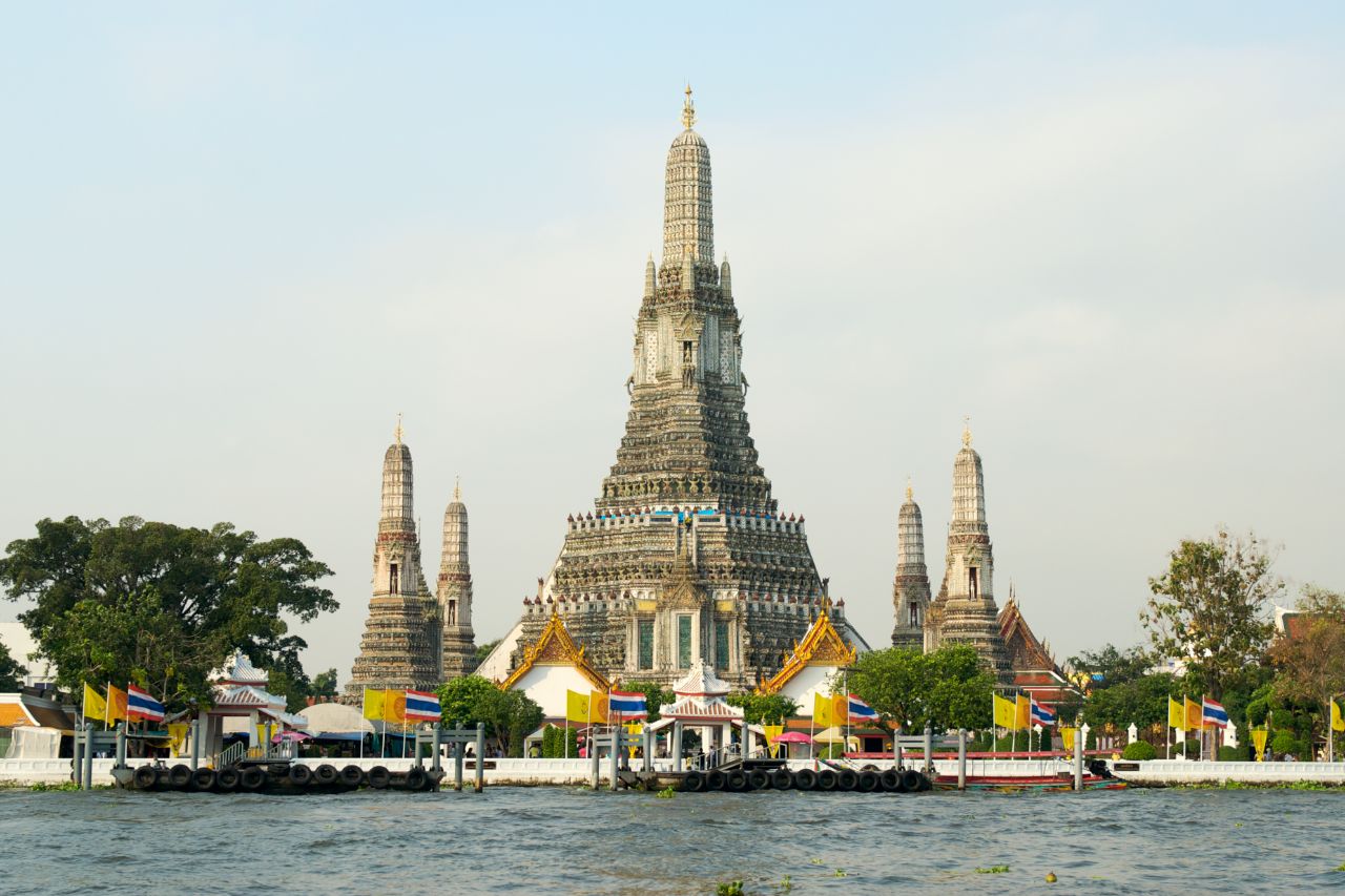 Wat Arun Temple in Bangkok Thailand