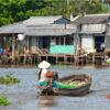 Life on Mekong River Vietnam