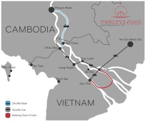 upstream mekong river cruise ho chi minh phnom penh