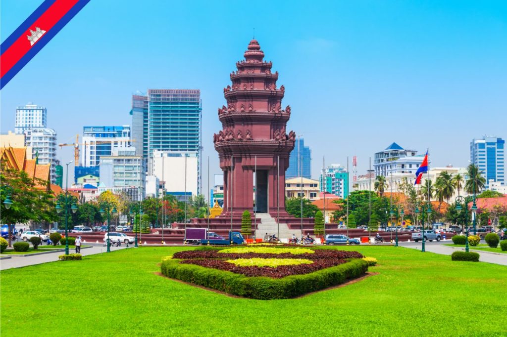 independence monument phnom penh Cambodia