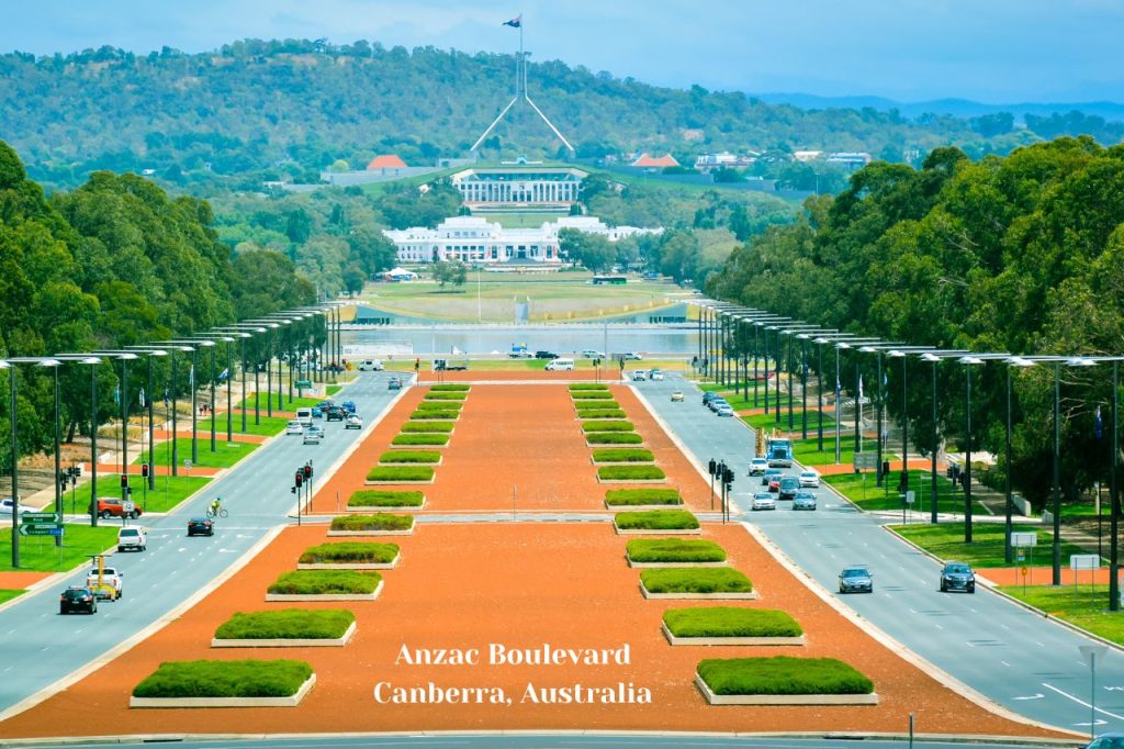 Anzac Boulevard - Canberra, Australia