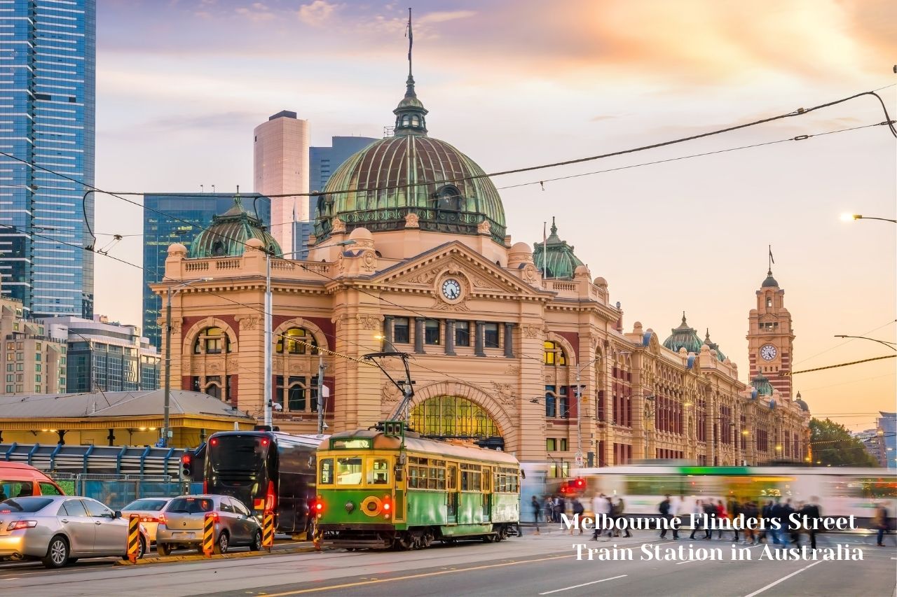 Melbourne Flinders Street Train Station in Australia