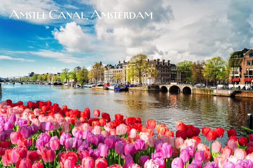 Netherlands Amstel Canal, Amsterdam