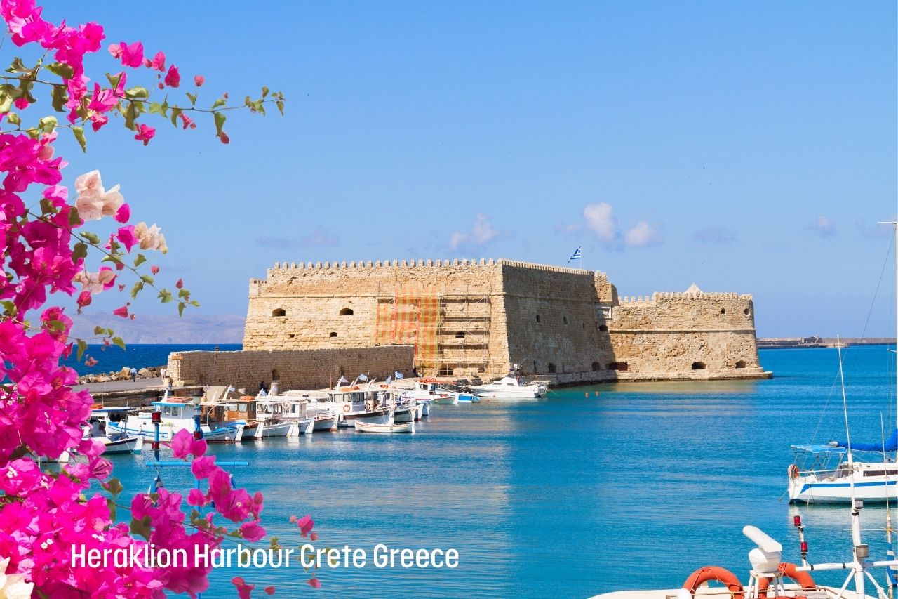 Heraklion Harbour Crete Greece