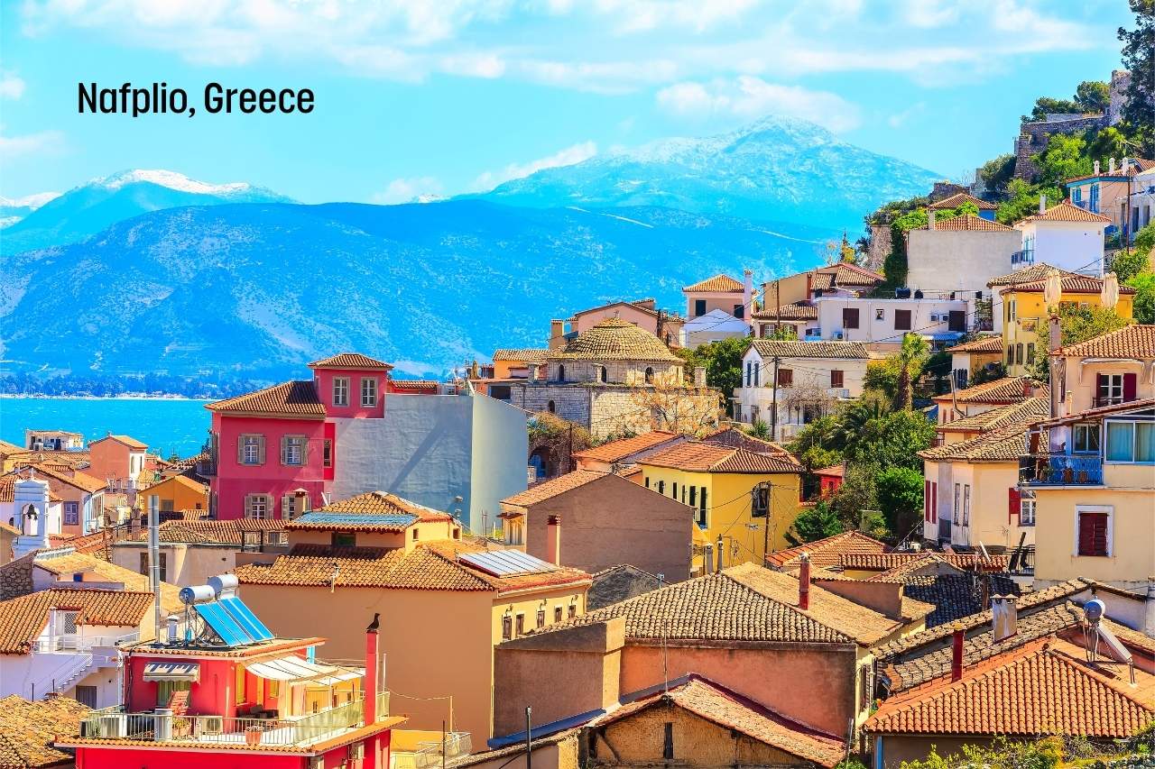 Nafplio, Greece aerial view