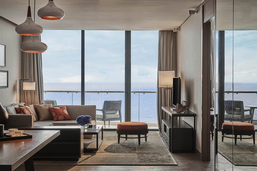 Sky Tower_Two Bedroom Grand Ocean Living Room