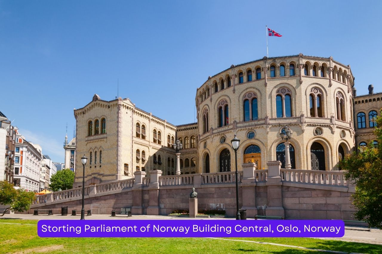 Storting Parliament of Norway Building Central Oslo