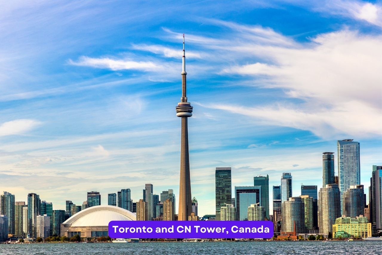 Toronto and CN Tower, Canada