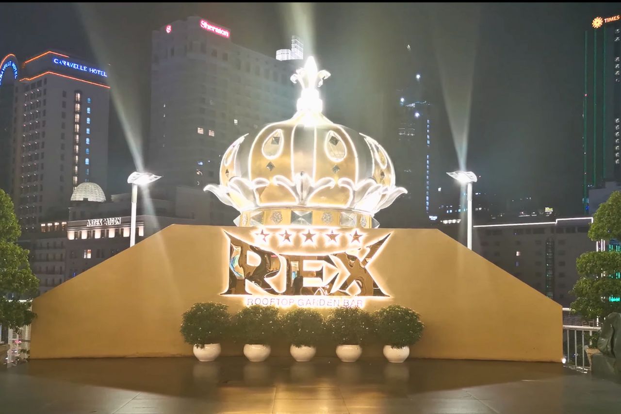 vietnam ho chi minh city Rex Hotel's Rooftop Bar